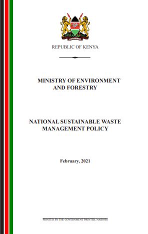 Waste Management Policy Cover