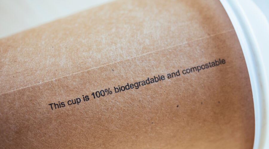 Biodegradable,Cup,Paper,Coffee,Cup,Close,Up,Recycle,Disposable,Compostable
